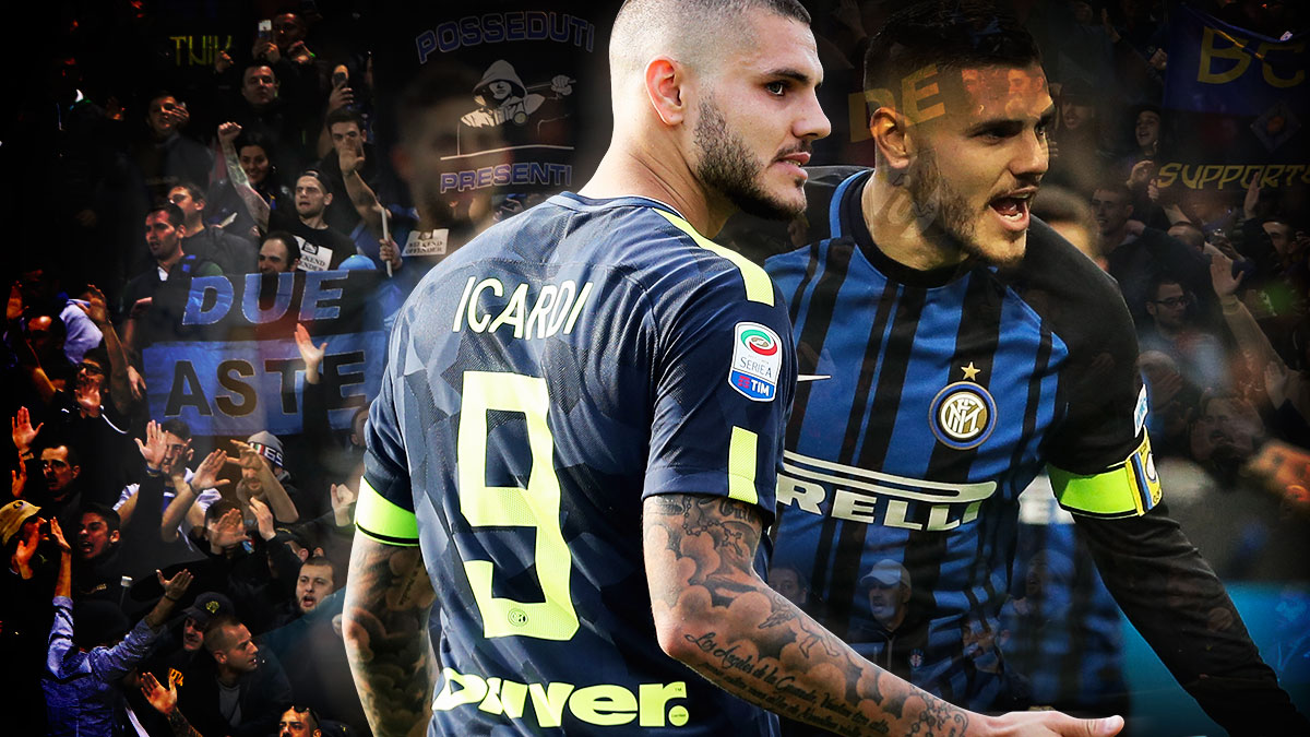 Icardi disimula por los tifossi