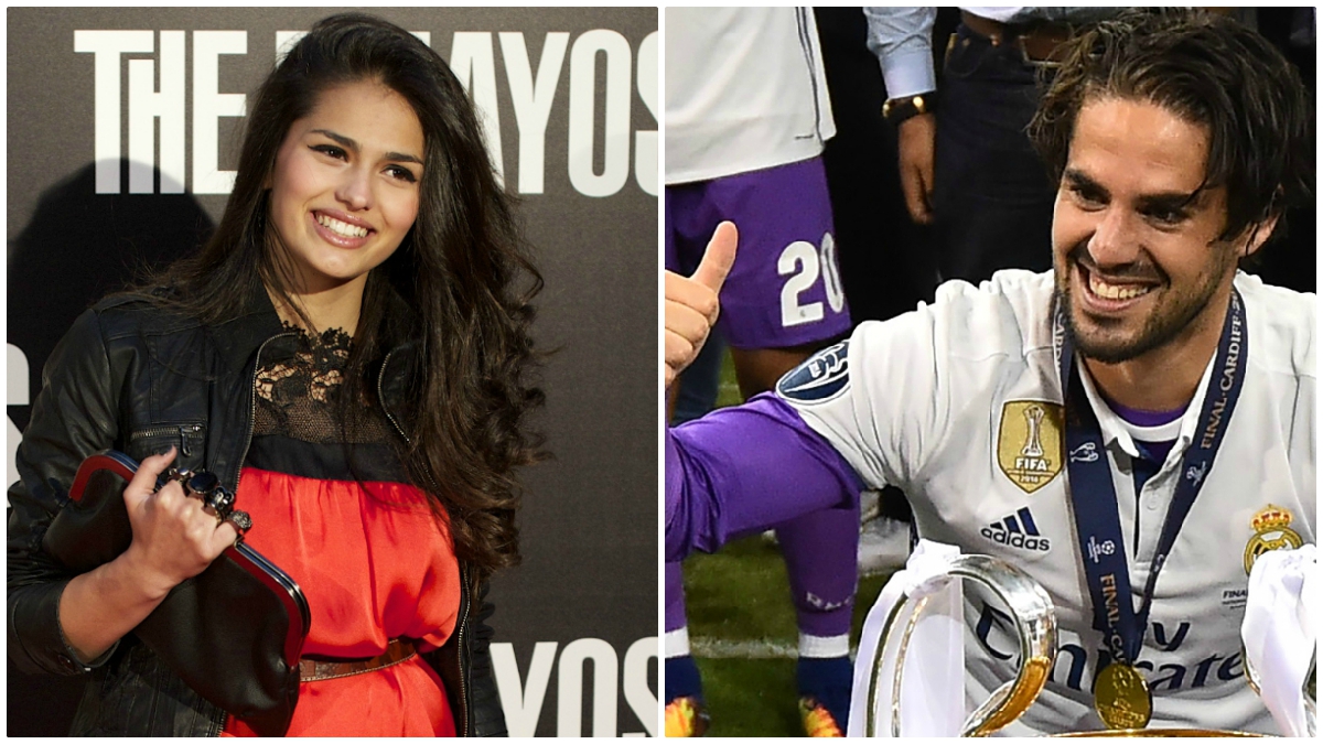 Sara Sálamo e Isco, la pareja del momento. (Fotos: Getty Images y AFP)