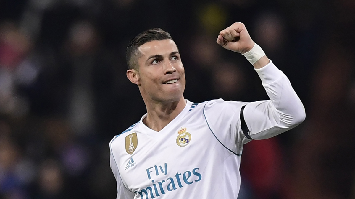 Cristiano Ronaldo celebra su gol ante el Dortmund (AFP).