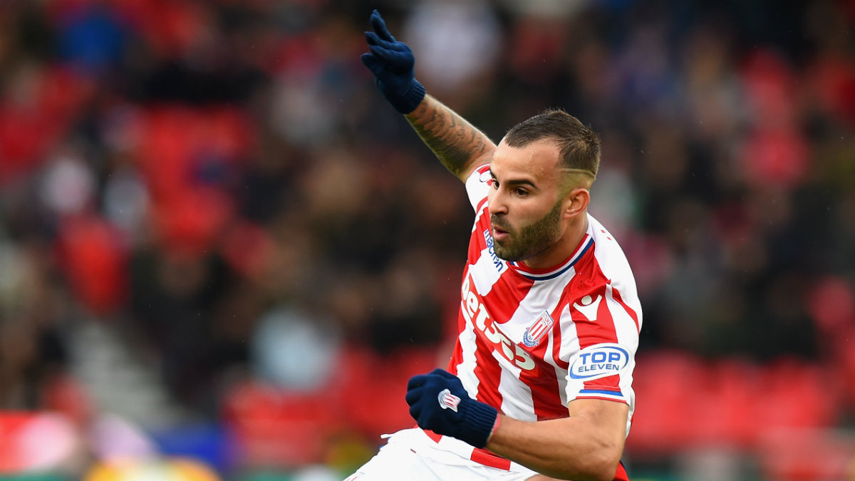 Jesé durante un partido con el Stoke. (Getty)