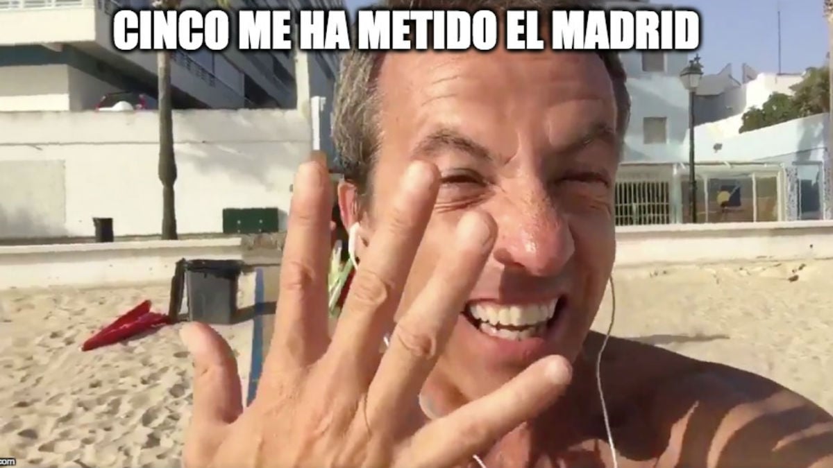 Los memes se mofan de Cristobal Soria tras la goleada del Real Madrid