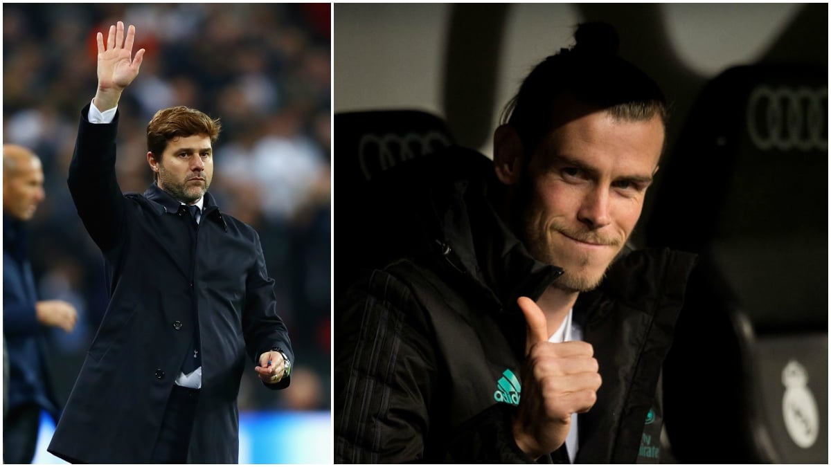 Pochettino y Bale, en dos fotos recientes.