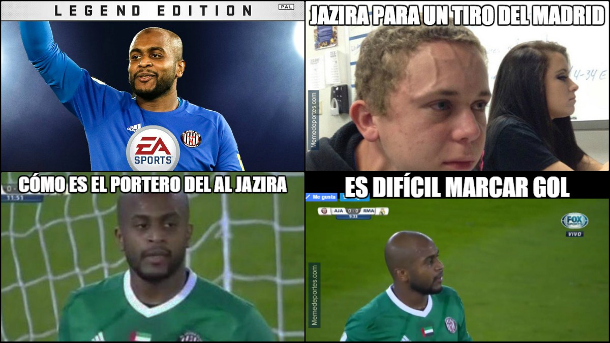 Los mejores memes del Al Jazira-Real Madrid.