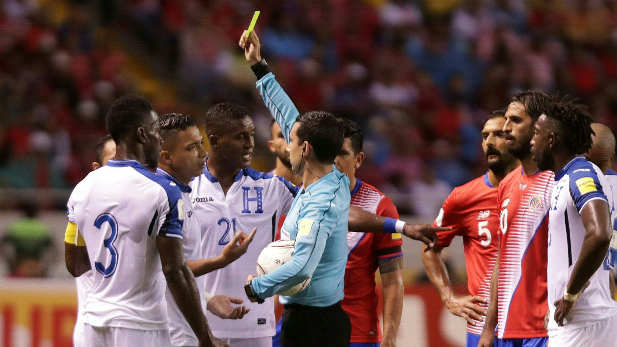 César Ramos durante el Costa Rica-Honduras (AFP)