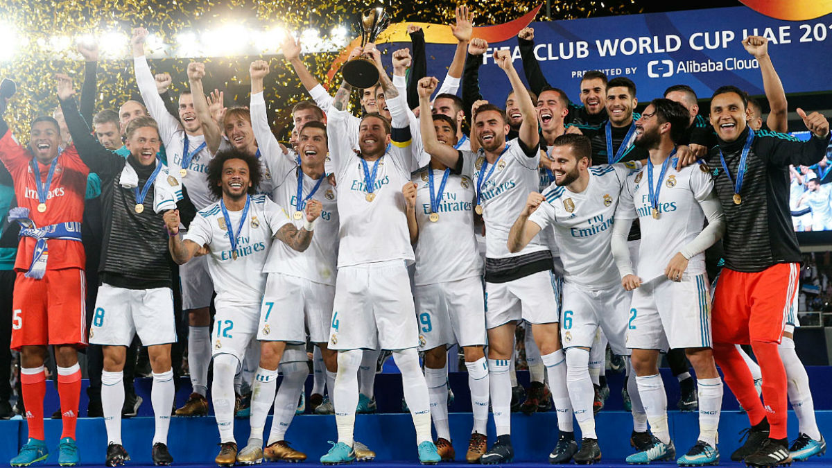 2017: el Real Madrid alza ante Gremio su sexto título Mundial, el segundo consecutivo. (Realmadrid.com)