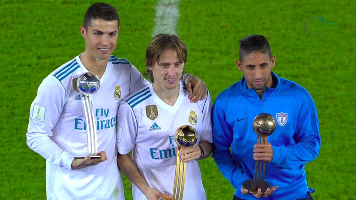 Modric ganó el Balón de Oro y Cristiano, el de plata.