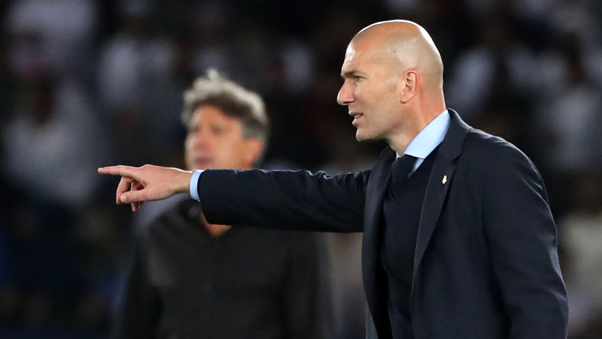 Zidane, durante la final del Mundial de Clubes (AFP).