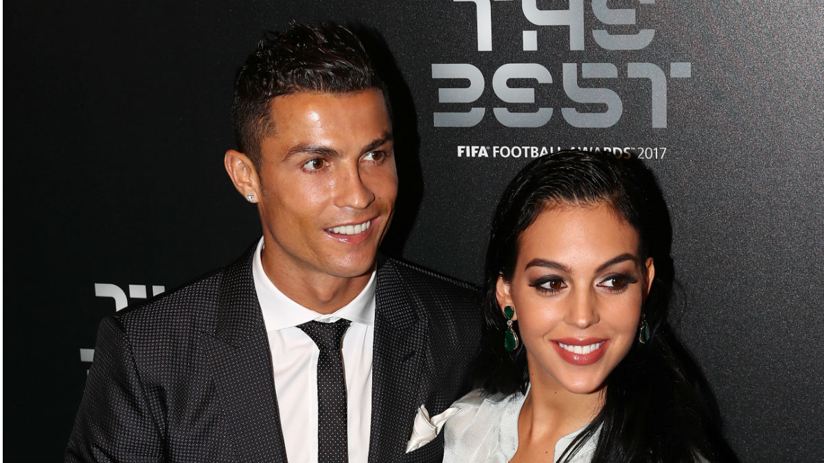 Cristiano junto a Georgina en los premios The Best (Getty)