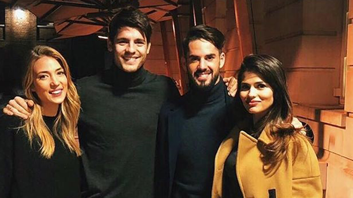 Isco y Morata se reencuentran en Londres