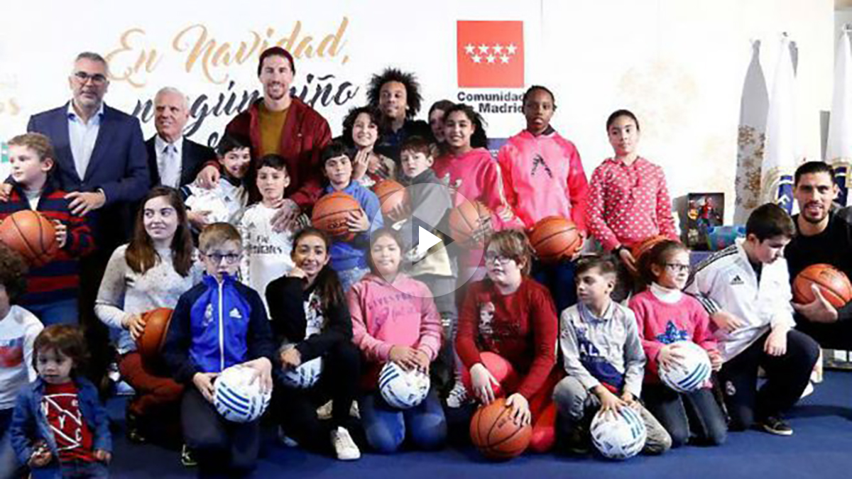 La Fundación Real Madrid presenta la campaña, ‘En Navidad, ningún niño sin regalo’. (realmadrid.com)