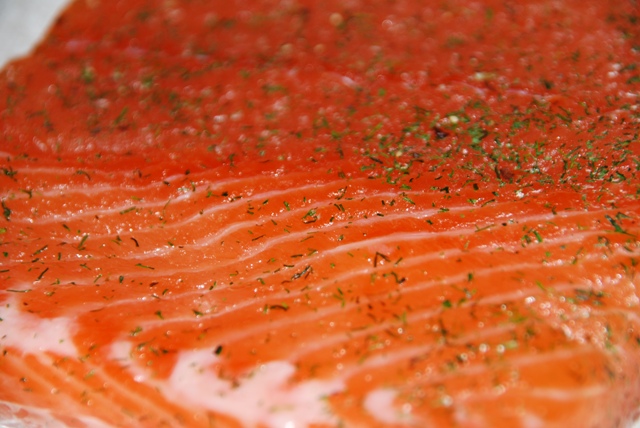 Rollitos de salmón ahumado