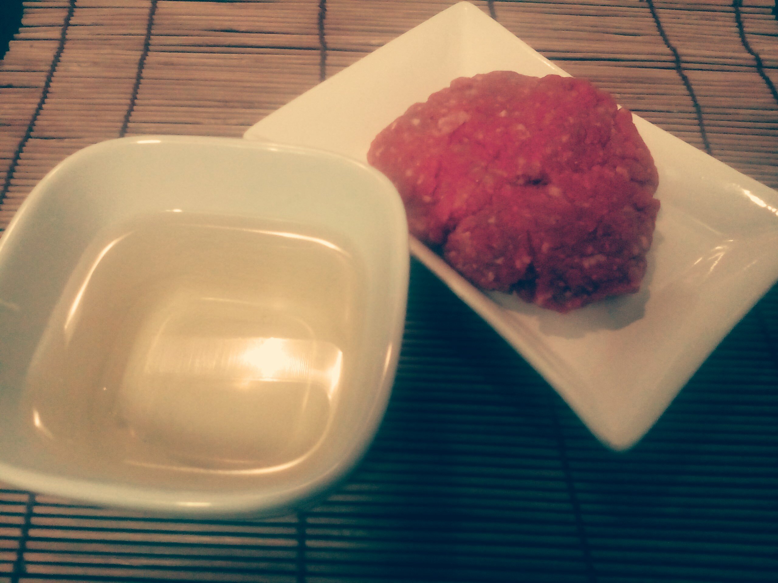 Hamburguesa de atún con salsa japonesa sin gluten