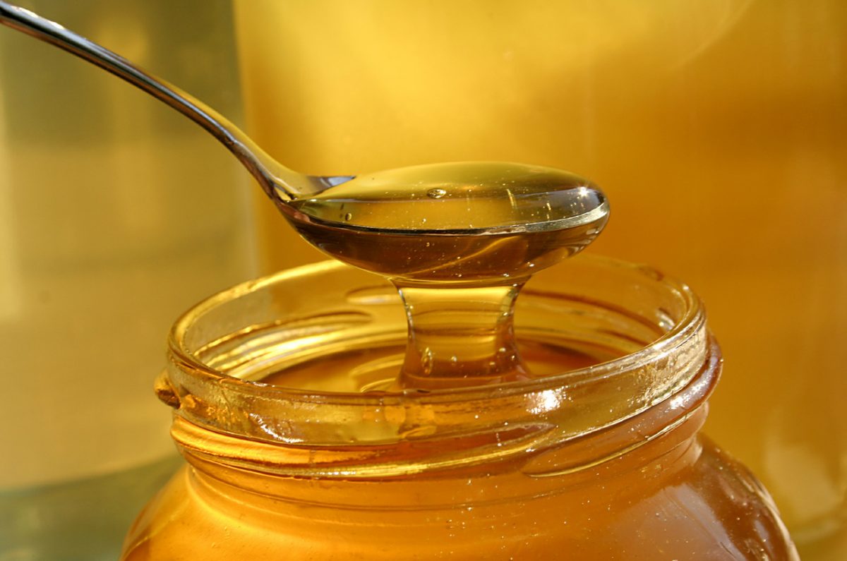 Helado de turrón casero: la miel