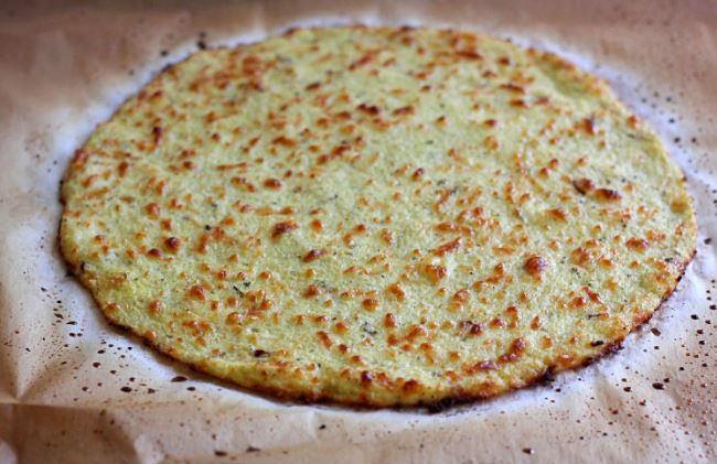 Pizza de espinacas y queso de cabra