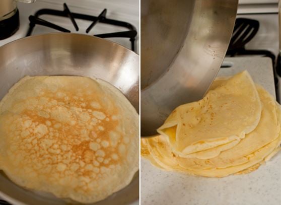 Masa para crepes