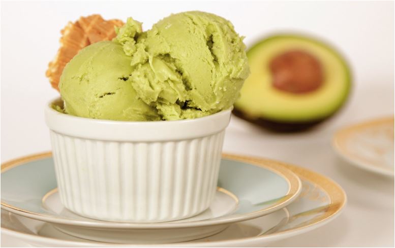 Helado de aguacate