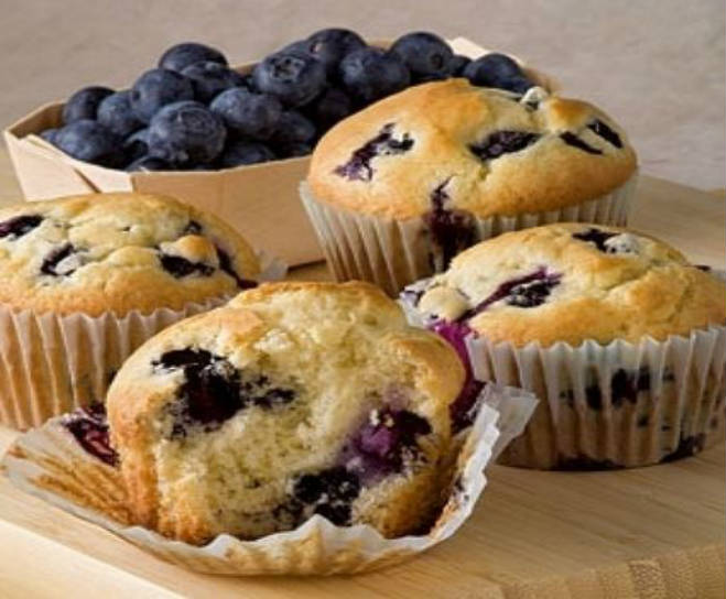 Muffins de queso y jamón York