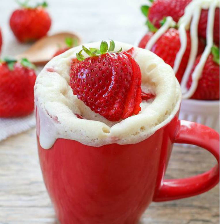 recetas de Mug cakes fáciles