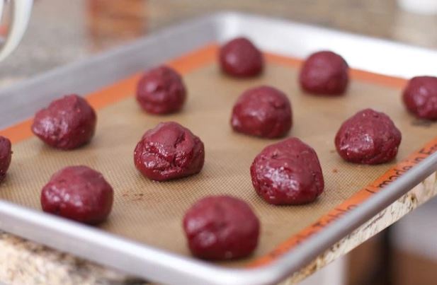 Red Velvet chocolate chip cookies