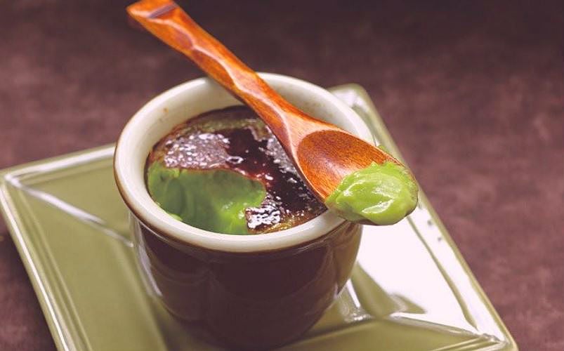 Crème brûlée de aguacate