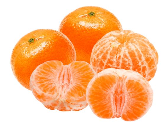 Mandarinas en almíbar de vainilla