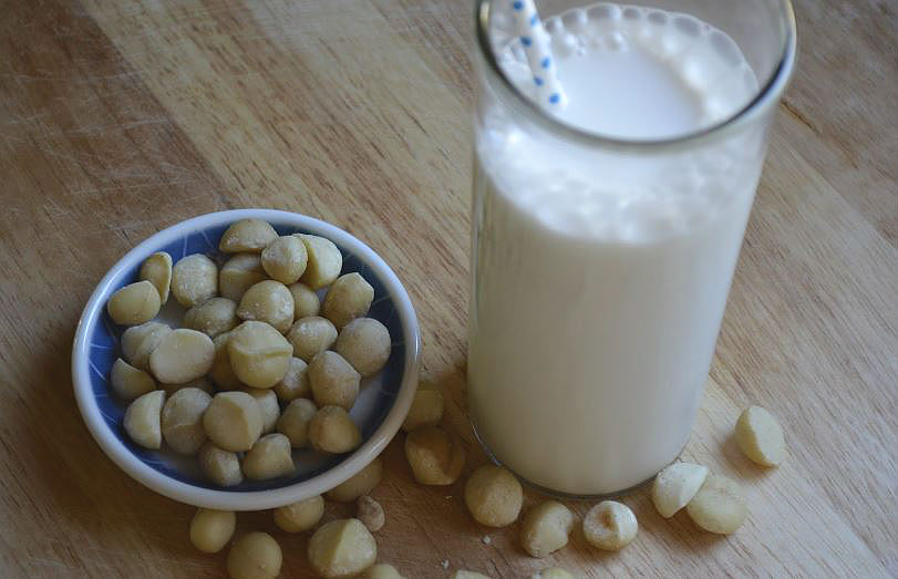 leche de nueces de Macadamia