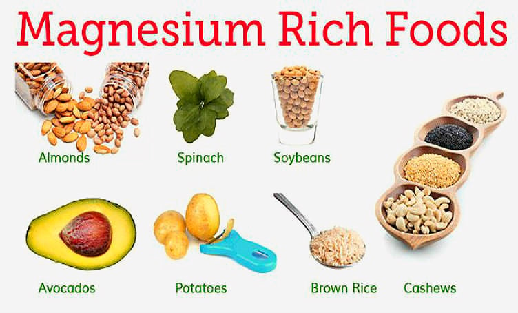10 alimentos ricos en magnesio,
