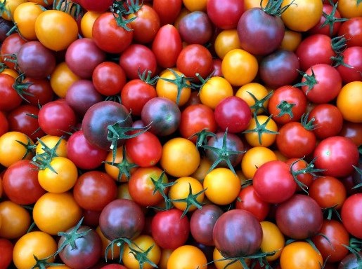 Tomates cherry asados al vinagre de Jerez