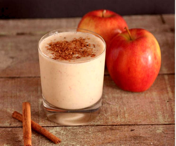 Batido de pastel de manzana