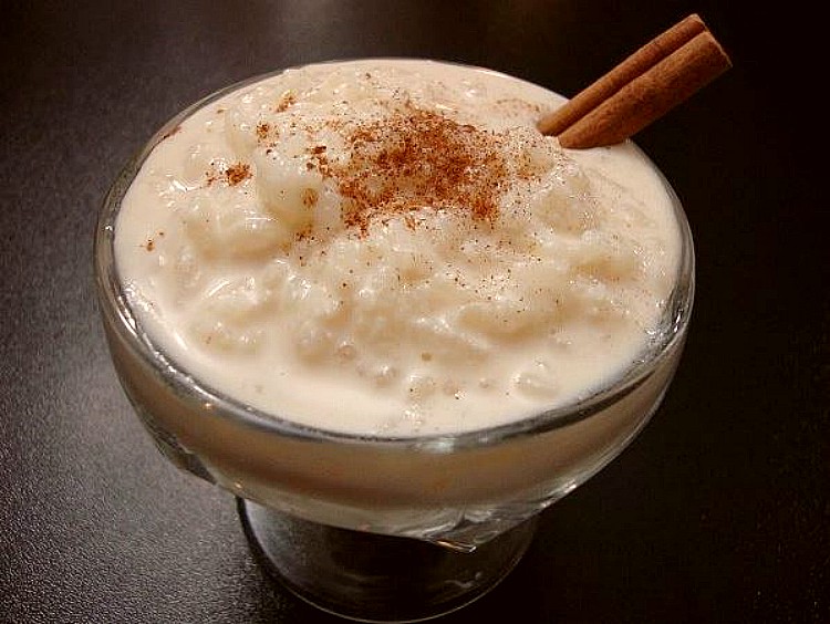 Arroz con leche al microondas