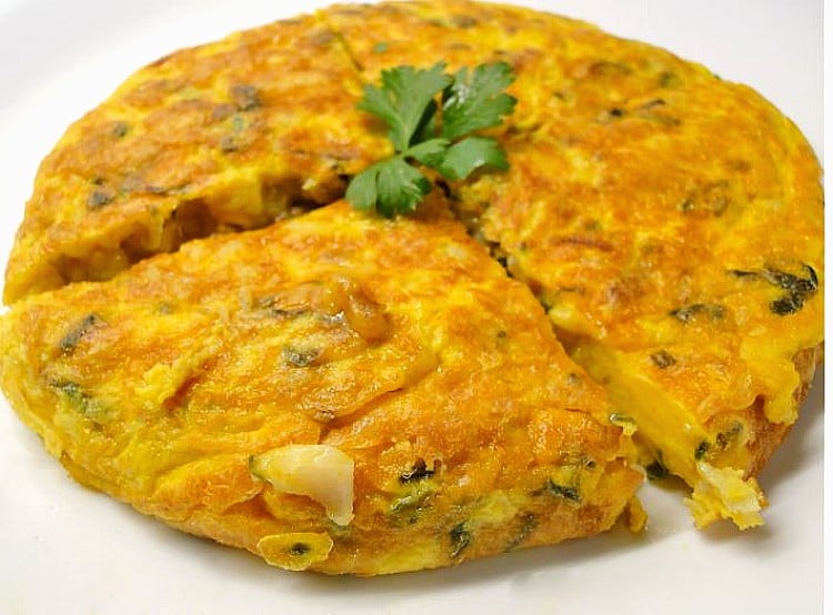 Tortilla de bacalao