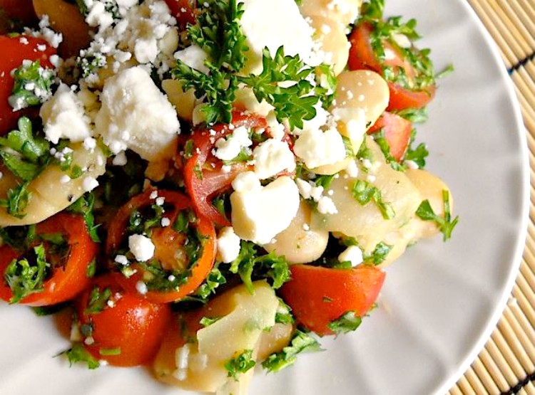 Ensalada de judías blancas
