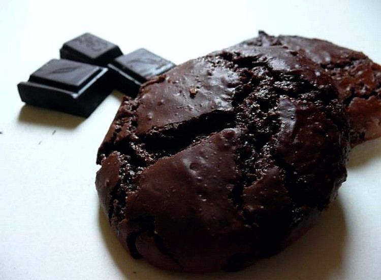 Galletas de chocolate negro