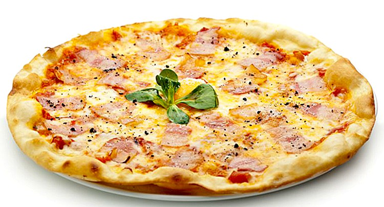 Pizza carbonara