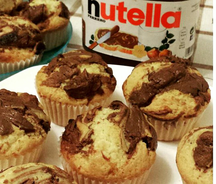 Muffins de Nutella