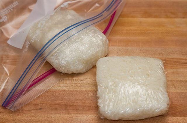 congelar el arroz
