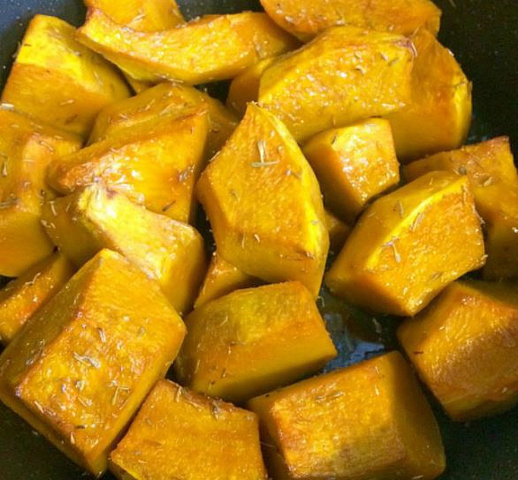 cuantas calorias tiene una calabaza al horno