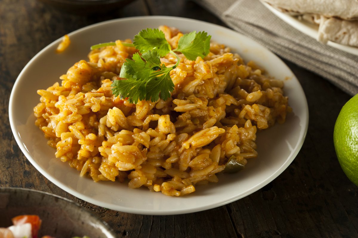 Receta de arroz integral con curry
