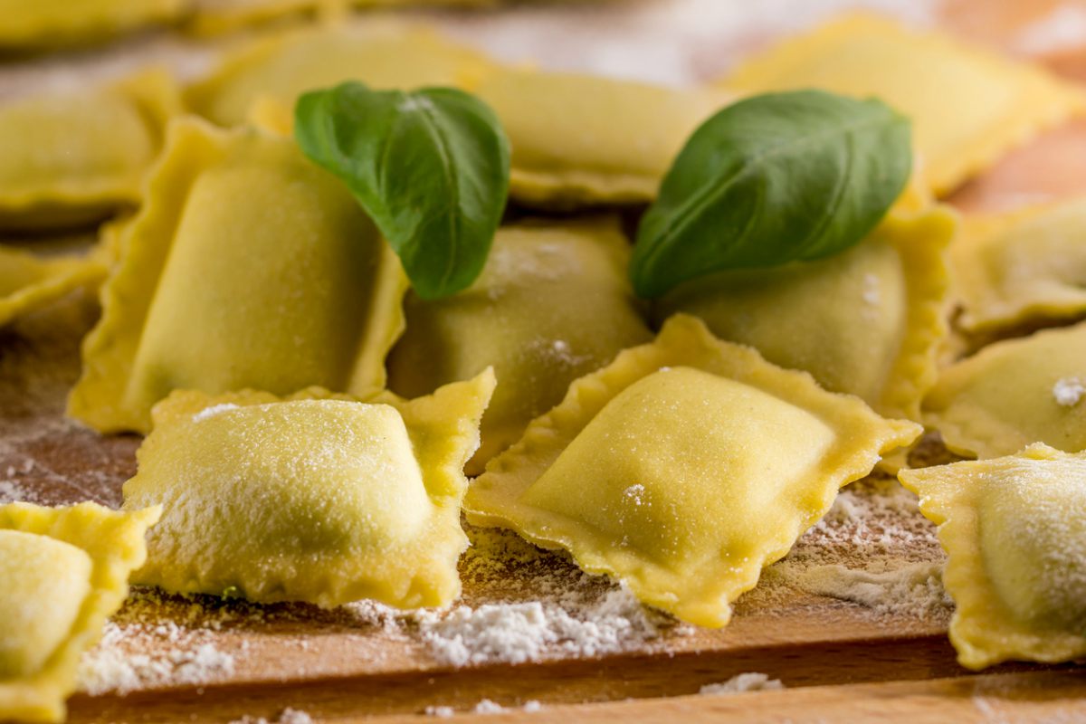 Receta de raviolis de queso ligero cremosos y al estilo italiano