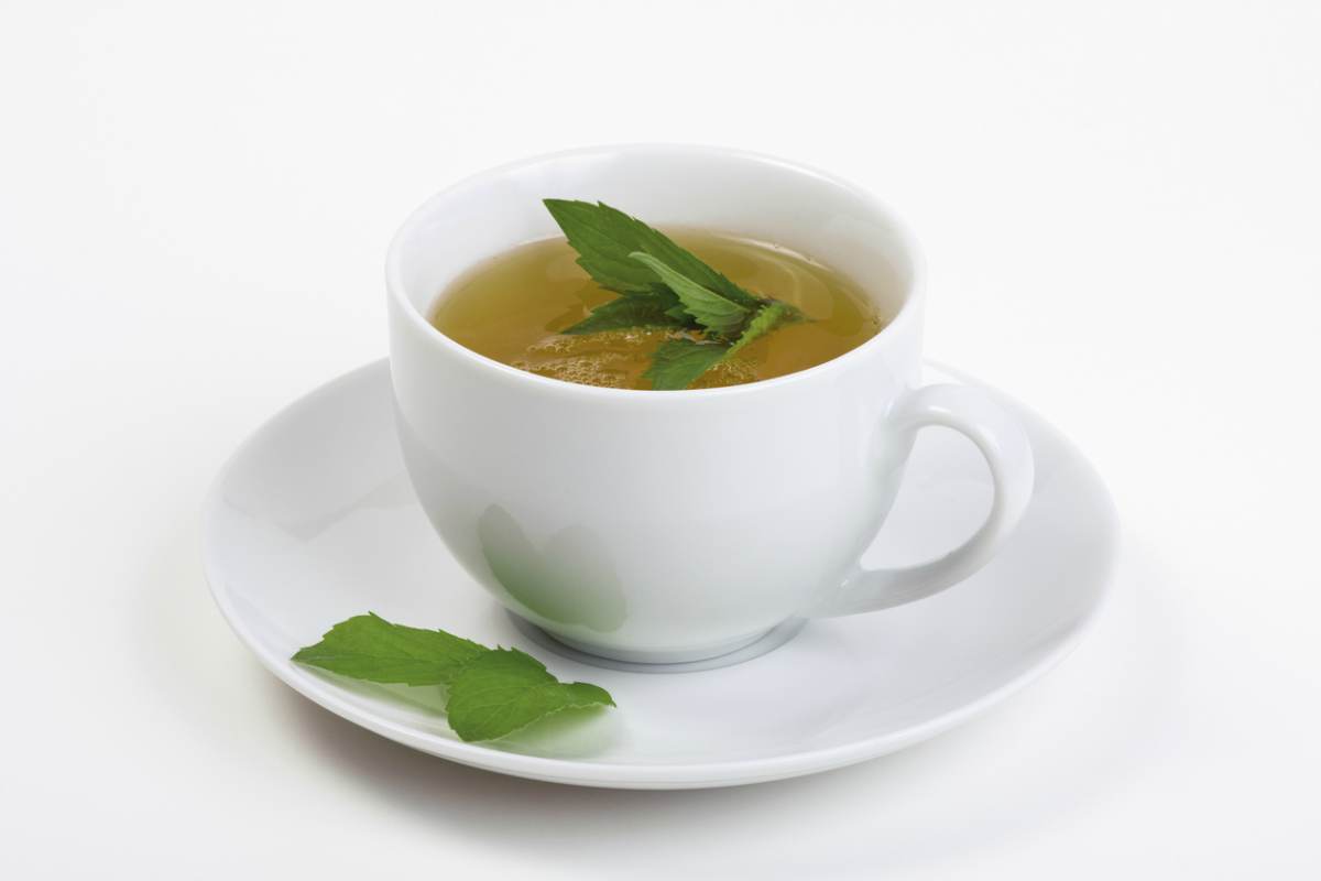Smoothie de ciruelas y té verde