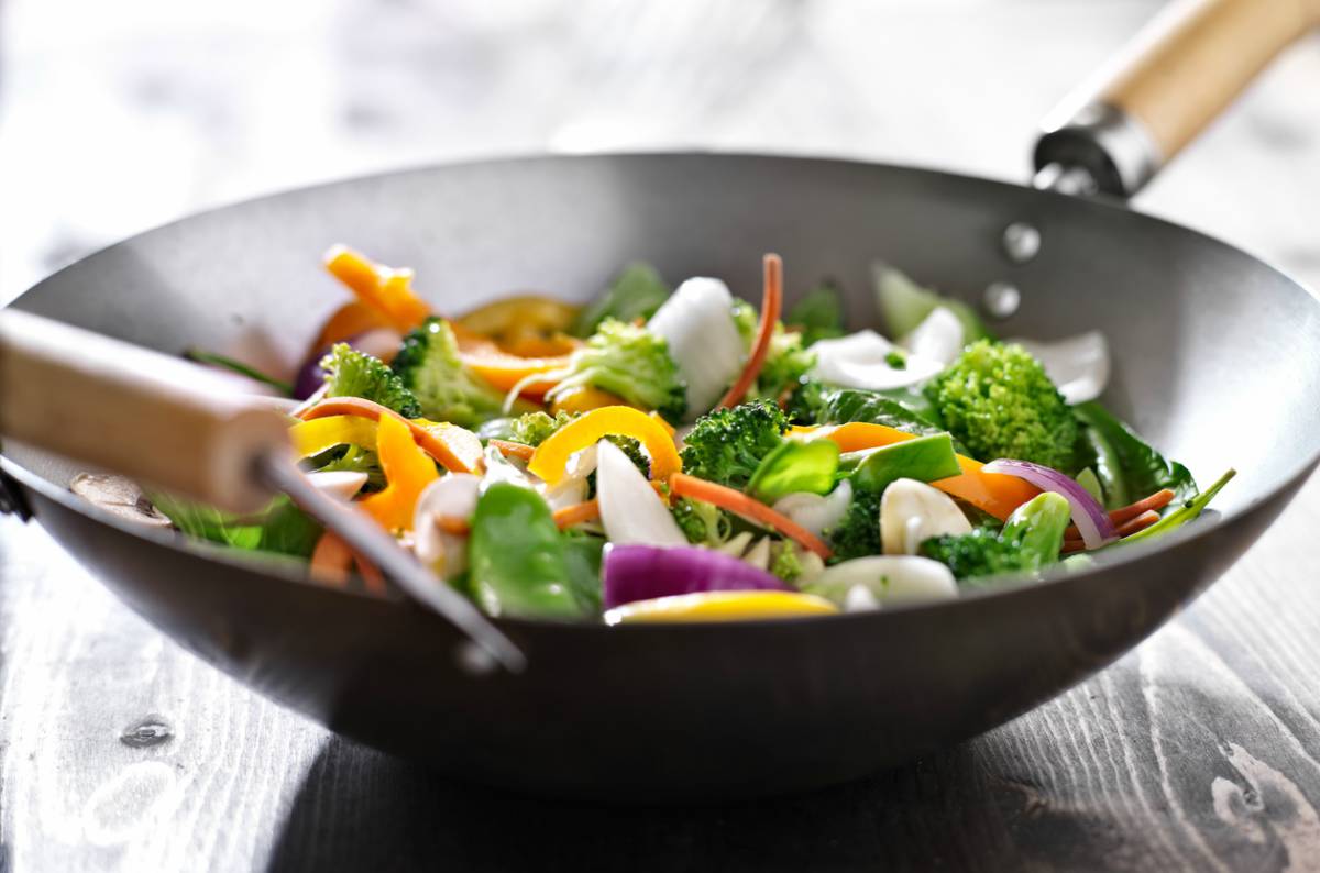 Receta de wok de verduras casero fácil de preparar