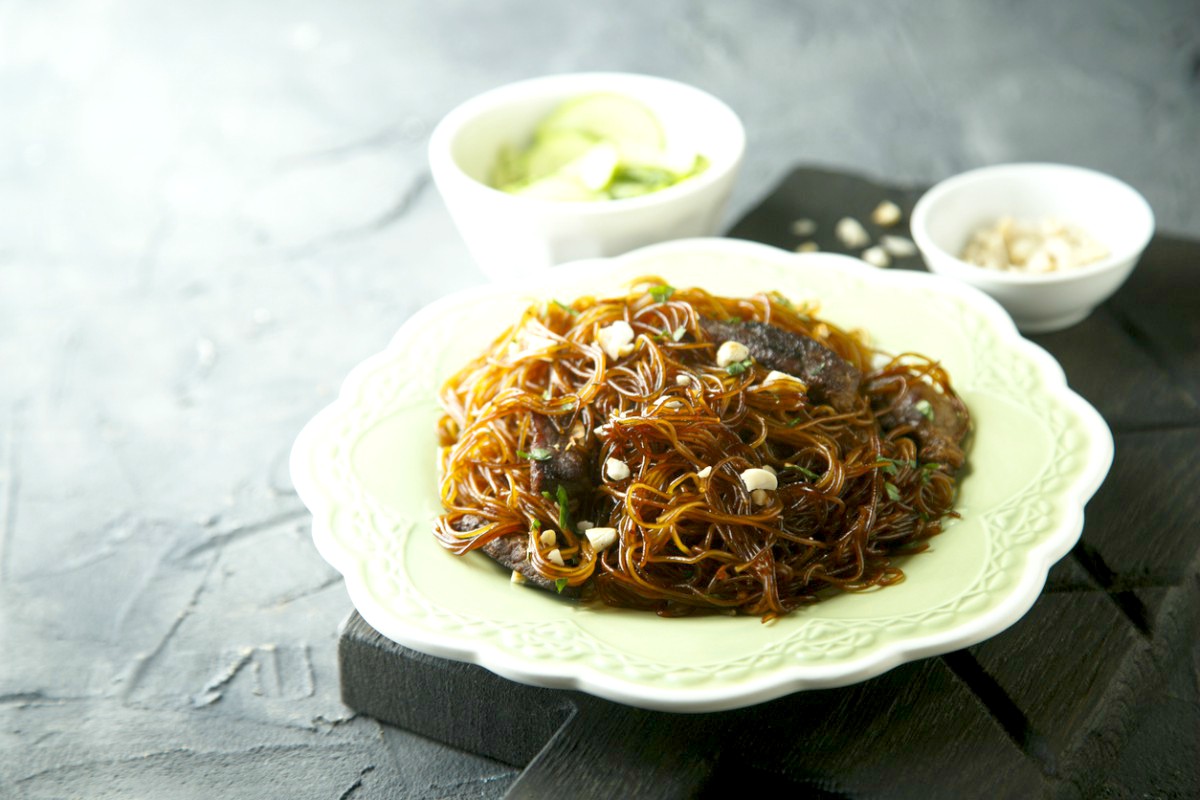 Top 74+ imagen receta fideos de arroz veganos