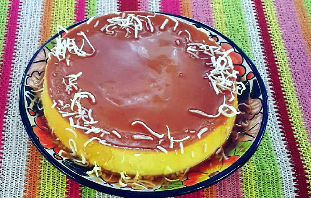 flan de coco