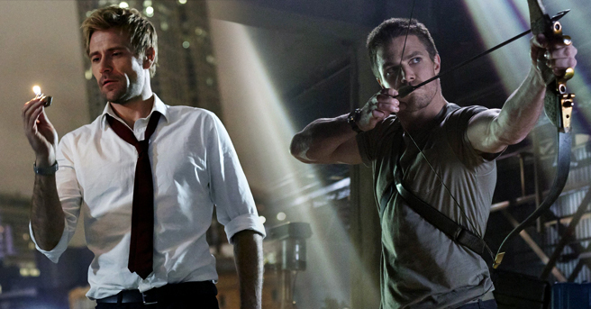 Se filtra en Internet el episodio de Arrow y Constantine juntos