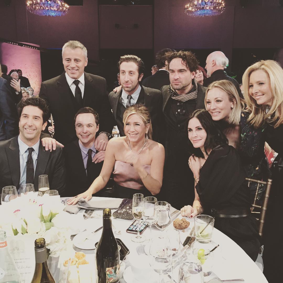 ‘Friends’ y ‘The Big Bang Theory’ juntos en esta foto