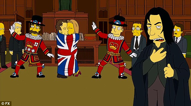 Tributo de David Bowie y Alan Rickman en ‘Los Simpsons’