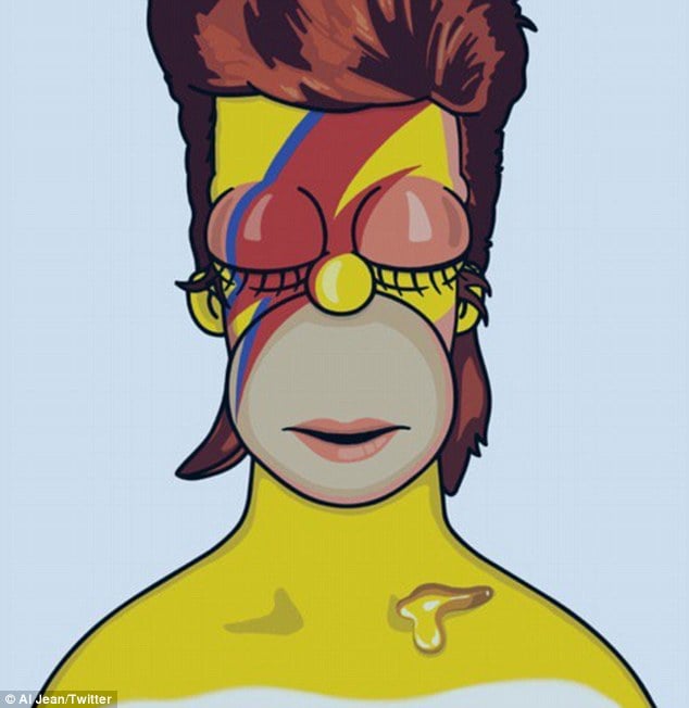 Tributo de David Bowie y Alan Rickman en 'Los Simpsons'