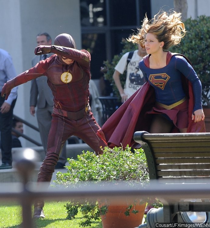 Nuevas imágenes del crossover 'The Flash' - 'Supergirl' 