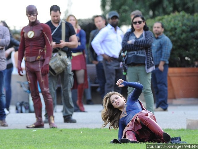 Nuevas imágenes del crossover 'The Flash' - 'Supergirl' 