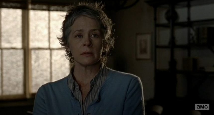 Melissa McBride impactada al leer el guión de 'The Walking Dead'